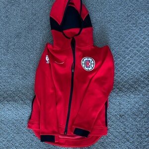 Nike Kids Red Full-Zip Hoodie